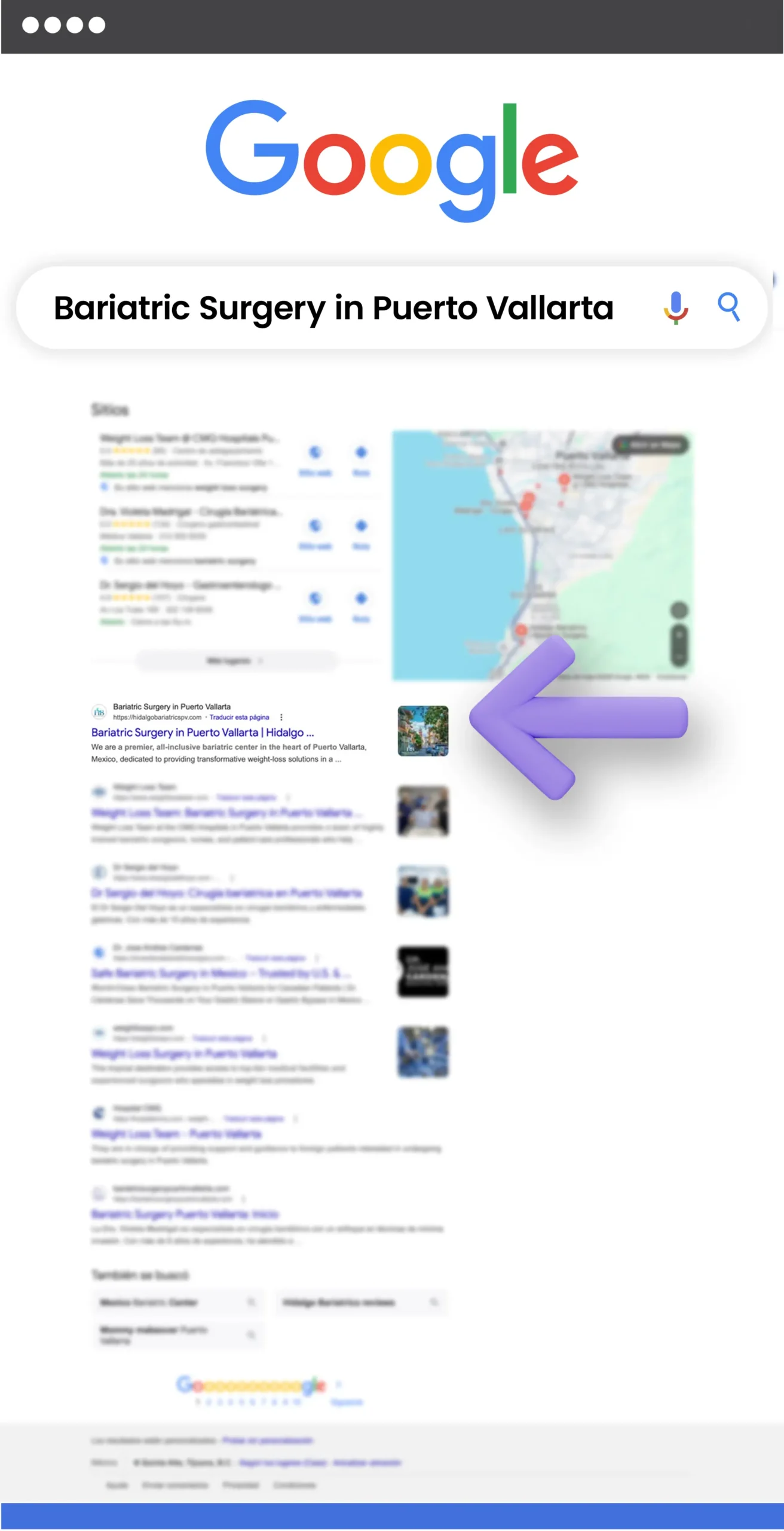 Posicionamiento organico en google